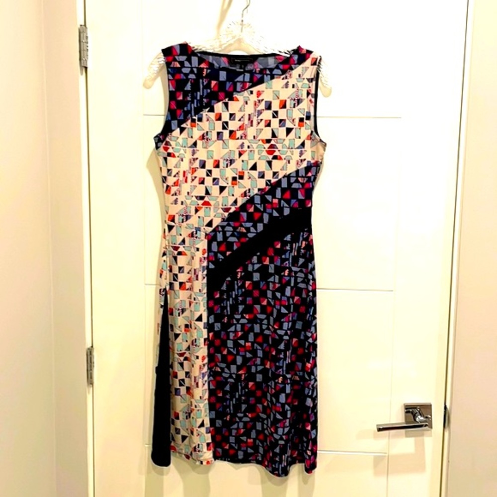BCBGMaxAzria Kelsee Mosaic Maternity Printed Dress - Picture 2 of 13